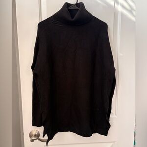 Classic Black Turtleneck Sweater